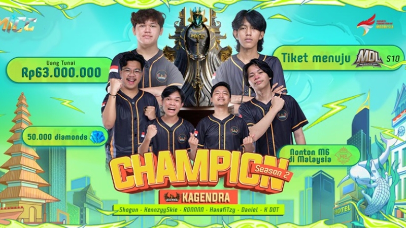 Kagendra Amankan Slot untuk MDL ID Season 10